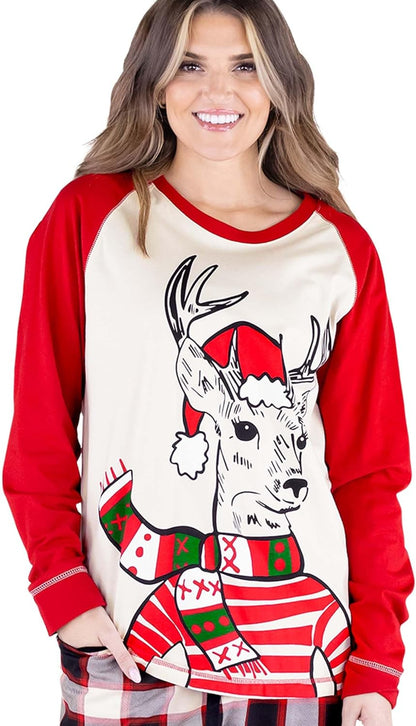 Pajamas for Women, Cute Pajama Pants and Long Sleeve Top Separates